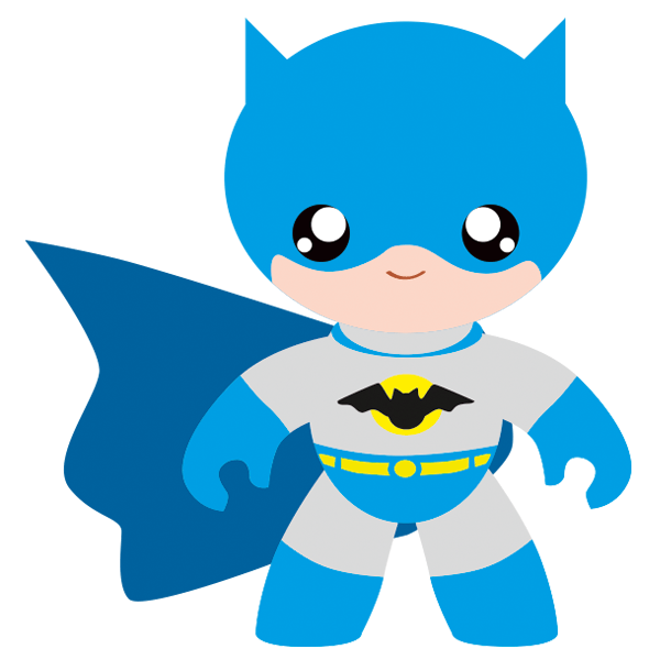 Stickers for Kids: Batman Blue 0