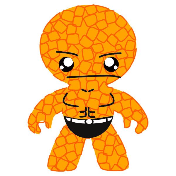 Stickers for Kids: The Thing - Rock Man child