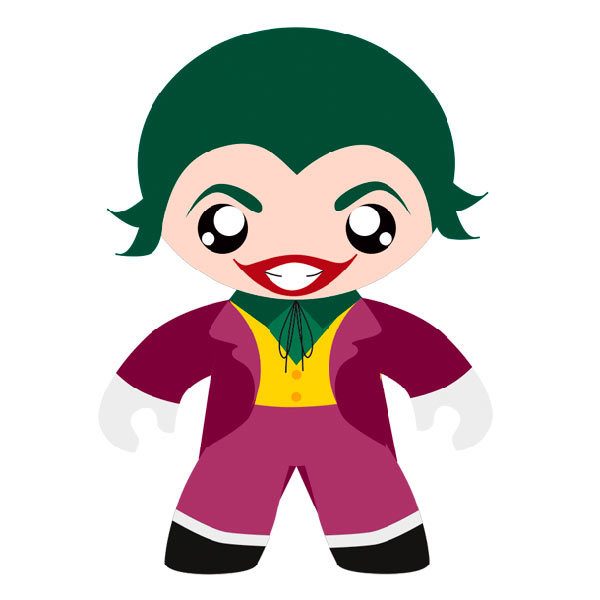 Stickers for Kids: The Joker child