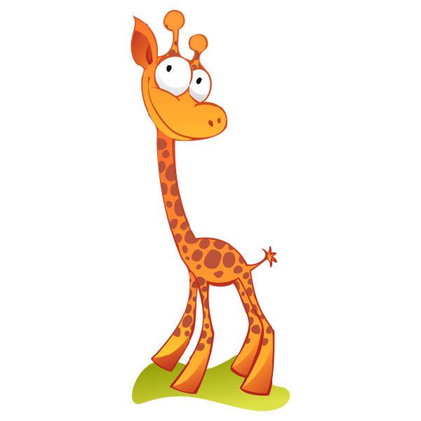 Stickers for Kids: Happy giraffe