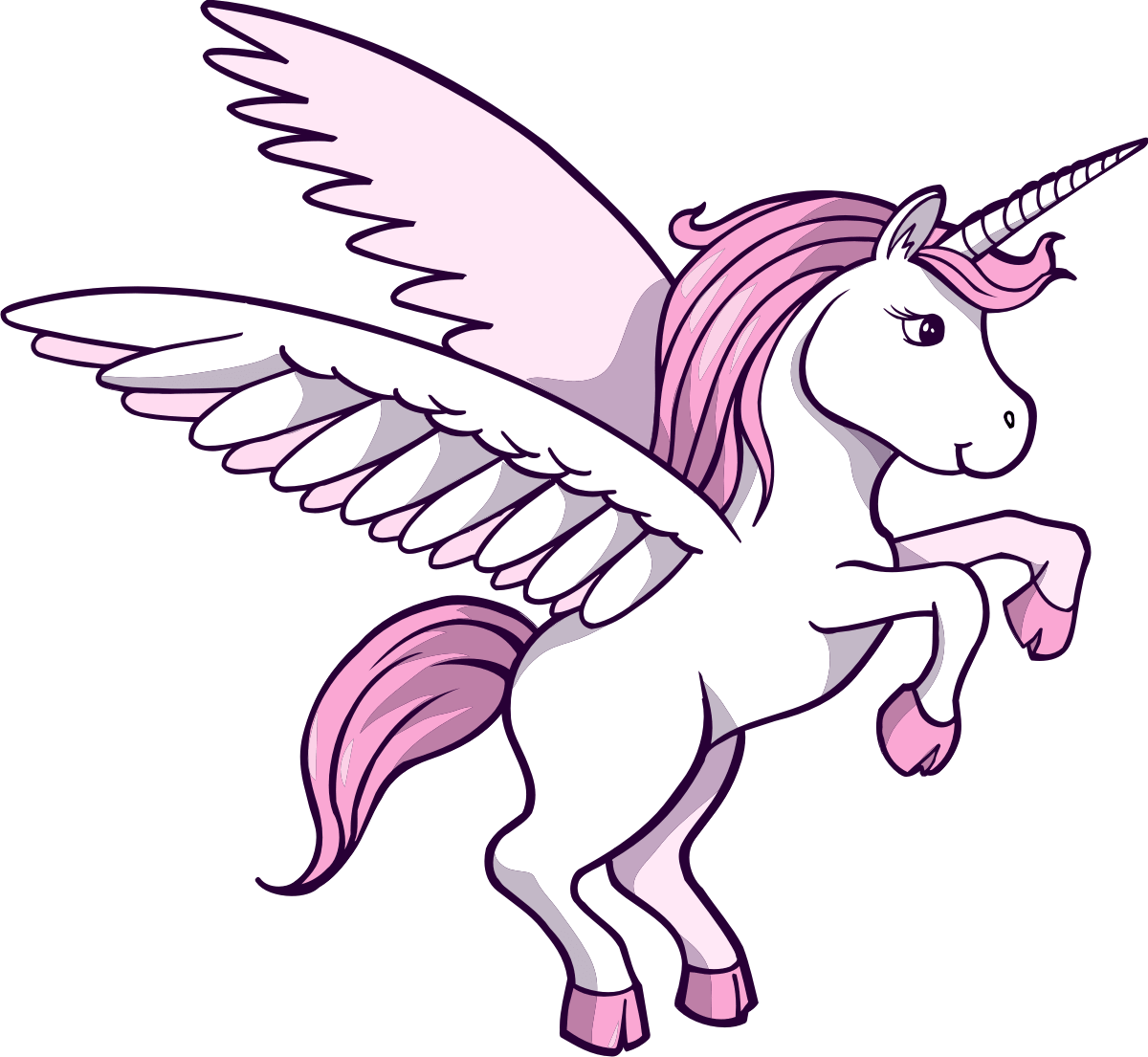 Wall Stickers: Unicorn on two legs 0