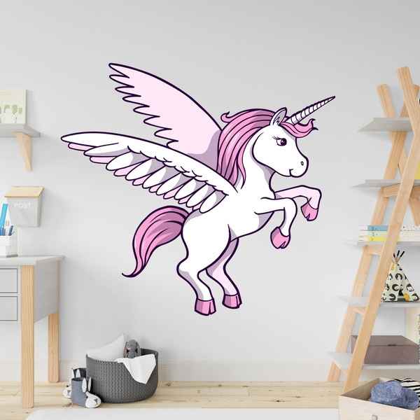 Wall Stickers: Unicorn on two legs