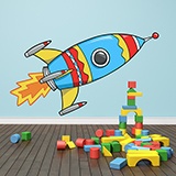 Stickers for Kids: Rocket Taking Off 4