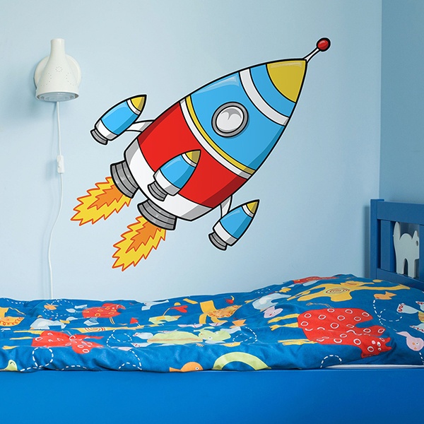 Stickers for Kids: Rocket to the moon