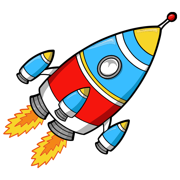 Stickers for Kids: Rocket to the moon
