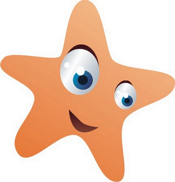 Stickers for Kids: Starfish