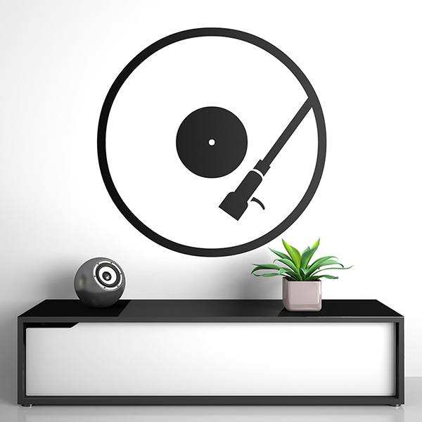 Wall Stickers: Tocadiscs playing