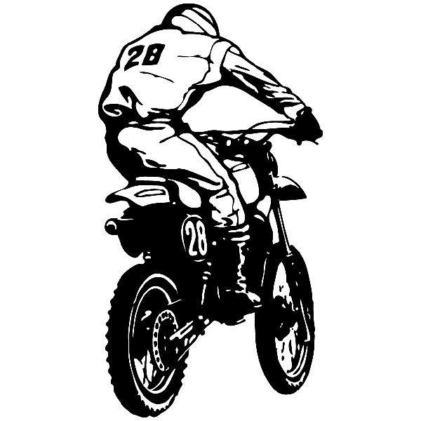 Wall Stickers: Motorcycle jump