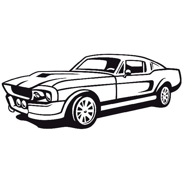 Wall Stickers: Ford Mustang Shelby