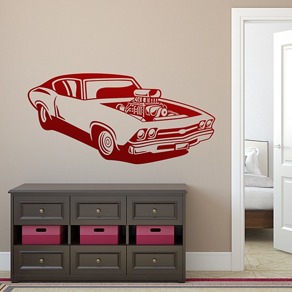 Wall Stickers: Tuned car