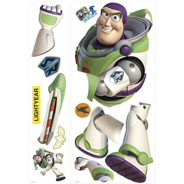 Kids wall sticker Great Buzz Lightyear MuralDecal com