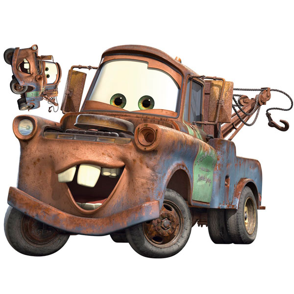Stickers for Kids: Tow Mater Pixar Cars