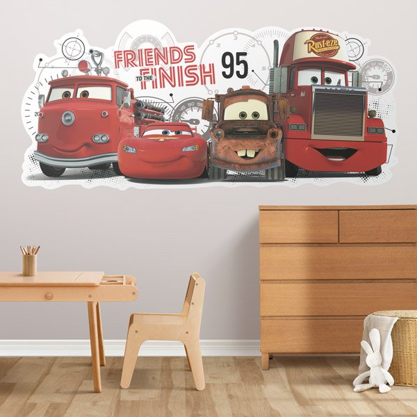 Stickers for Kids: Disney Cars, Friends to The Finish