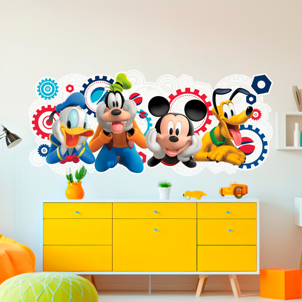 Stickers for Kids: The house of Mickey Mouse and his friends