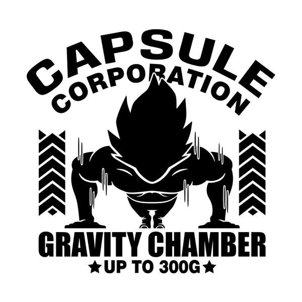 Stickers for Kids: Capsule Corporation Gravity Chamber