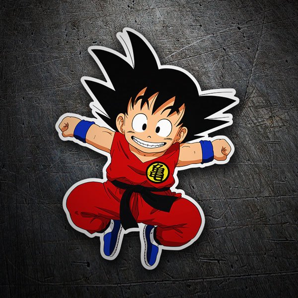 Car & Motorbike Stickers: Dragon Ball Happy Goku