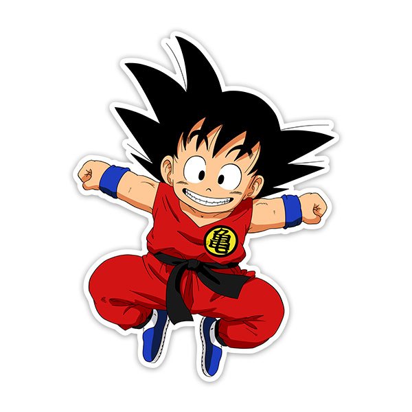Car & Motorbike Stickers: Dragon Ball Happy Goku