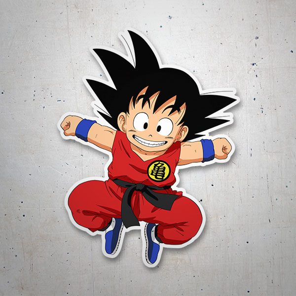 Stickers for Kids: Dragon Ball Happy Goku