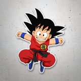 Car & Motorbike Stickers: Dragon Ball Happy Goku 3