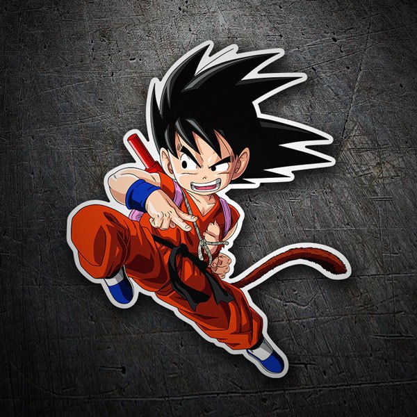 Stickers for Kids: Dragon Ball Goku knee