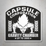Car & Motorbike Stickers: Dragon Ball Vegeta Doing Push-ups 3