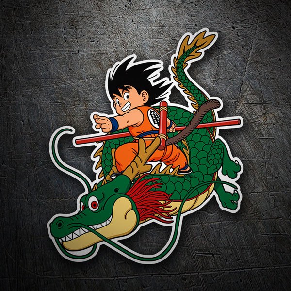 Car & Motorbike Stickers: Dragon Ball Son Goku & Shen Long