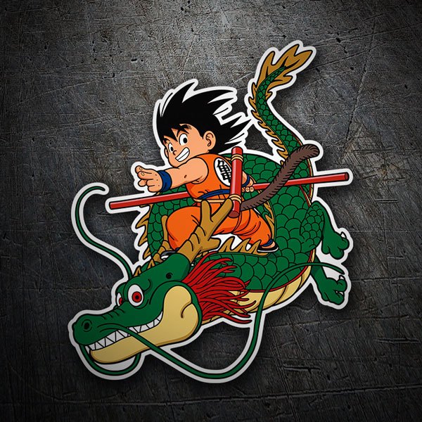 Stickers for Kids: Dragon Ball Son Goku & Shen Long
