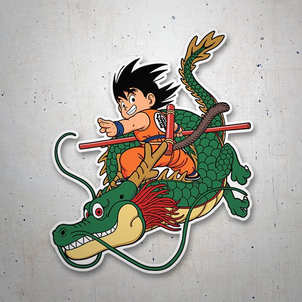 Stickers for Kids: Dragon Ball Son Goku & Shen Long