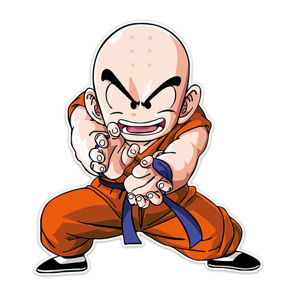 Stickers for Kids: Dragon Ball Krilin Kame Hame Ha
