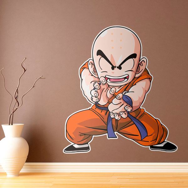 Stickers for Kids: Dragon Ball Krilin Kame Hame Ha