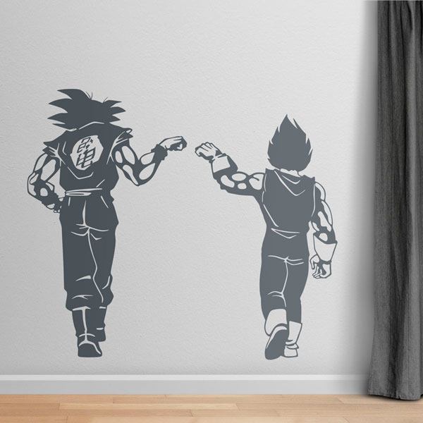 Stickers for Kids: Dragon Ball Son Goku and Vegeta