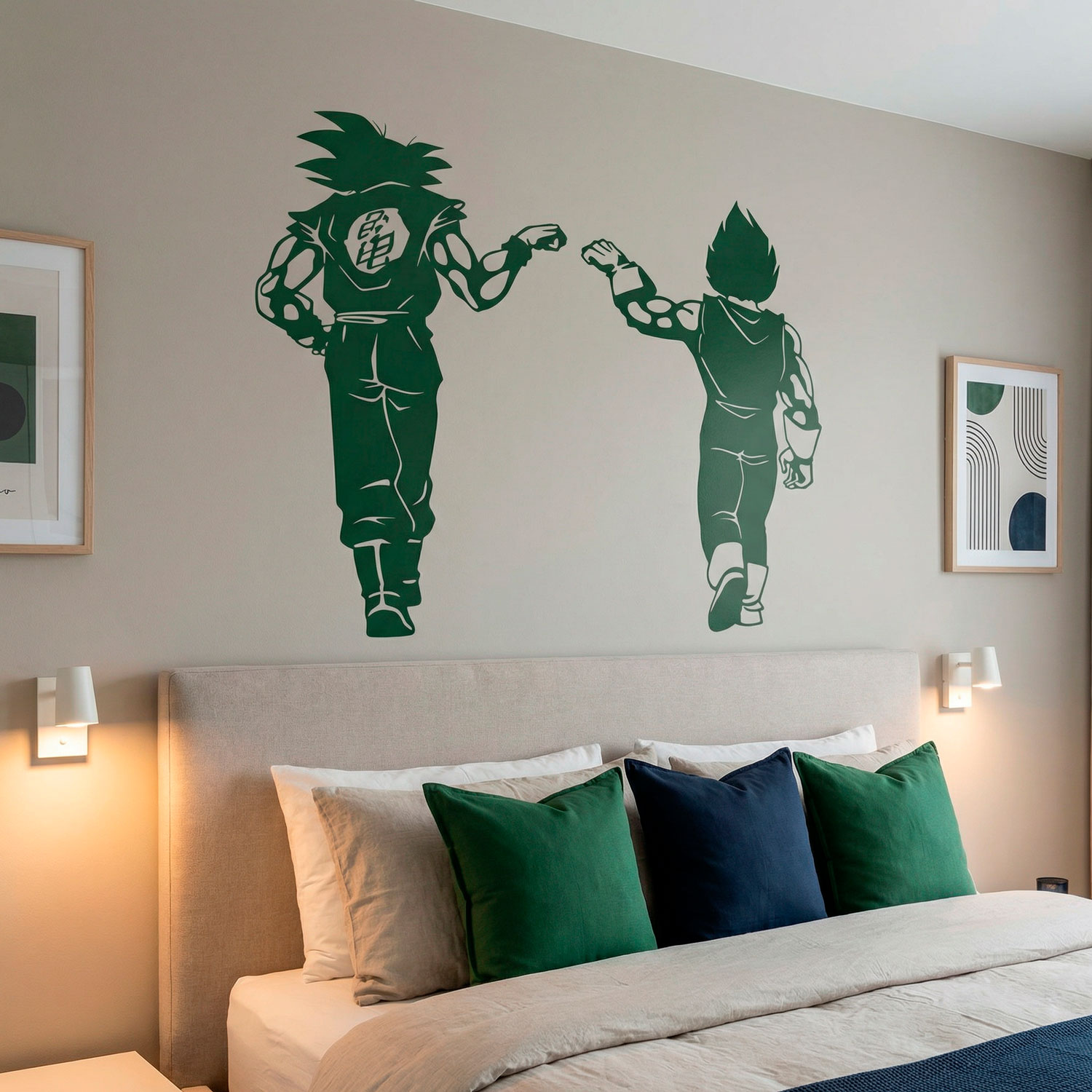 Stickers for Kids: Dragon Ball Son Goku and Vegeta