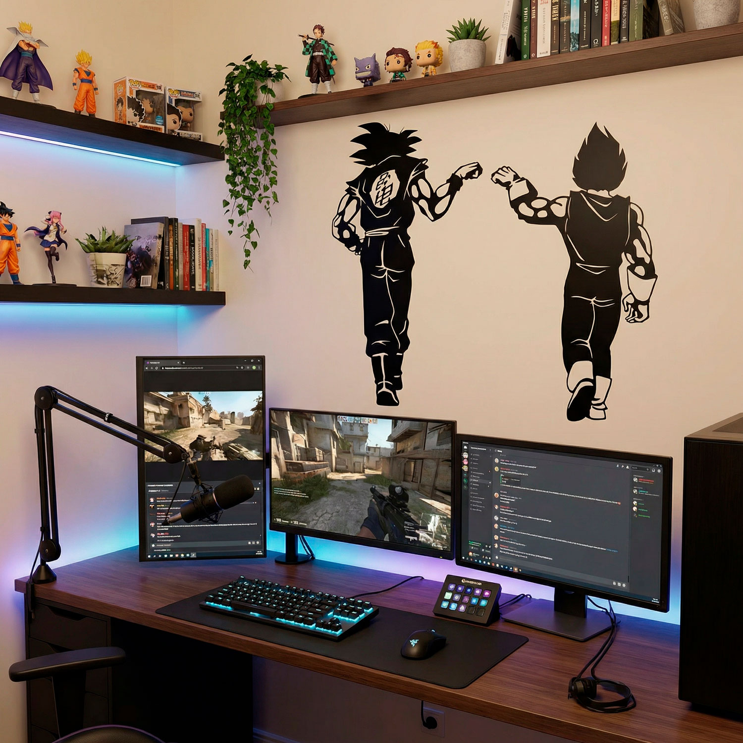 Stickers for Kids: Dragon Ball Son Goku and Vegeta