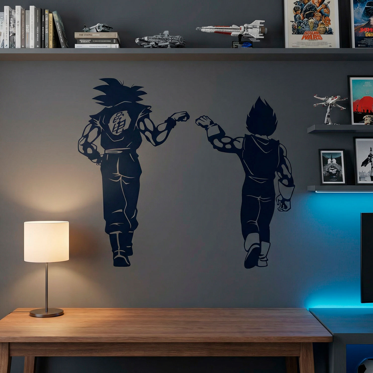 Stickers for Kids: Dragon Ball Son Goku and Vegeta