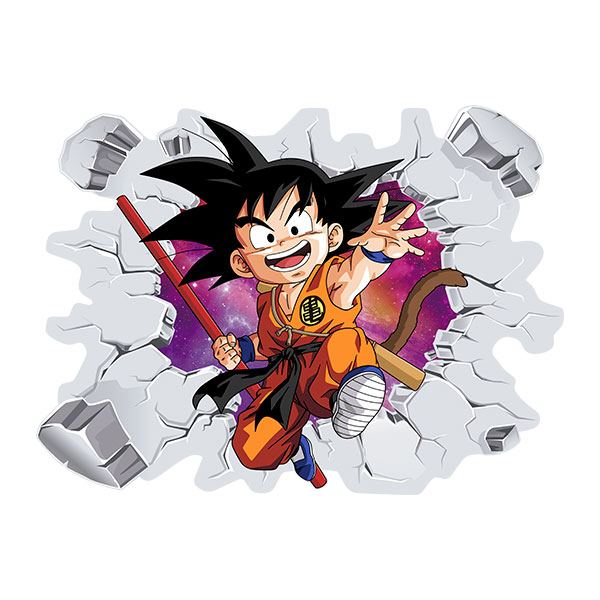 Stickers for Kids: Dragon Ball Son Goku Kid