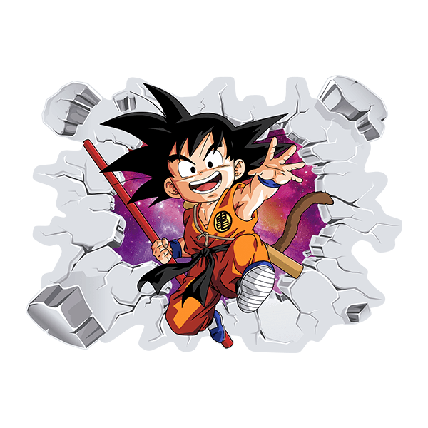 Stickers for Kids: Dragon Ball Son Goku Kid