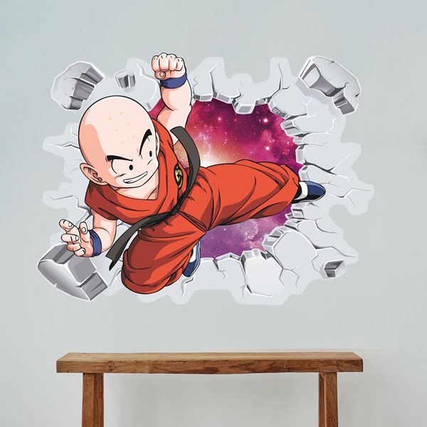 Stickers for Kids: Dragon Ball Krillin