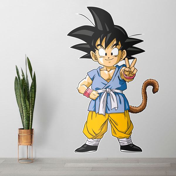 Stickers for Kids: Dragon Ball Son Goku GT Victory 1
