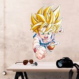 Stickers for Kids: Dragon Ball Son Goku GT Saiyan 3