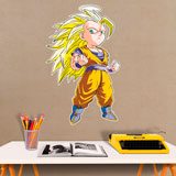 Stickers for Kids: Dragon Ball Cartoon Son Goku Saiyan 3