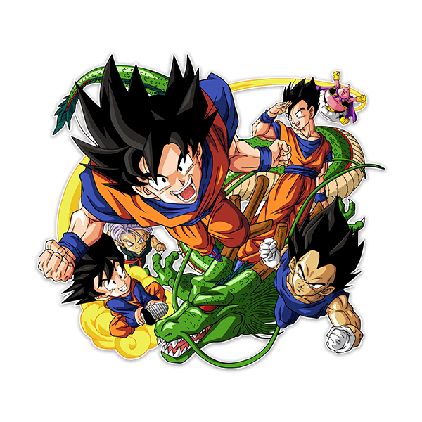 Stickers for Kids: Dragon Ball Characters