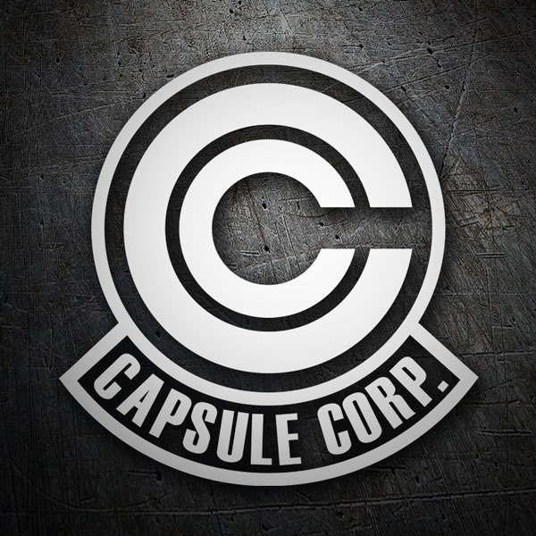 Car & Motorbike Stickers: Dragon Ball Capsule Corporation