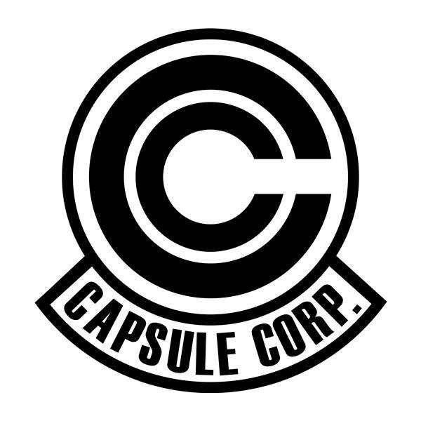 Car & Motorbike Stickers: Dragon Ball Capsule Corp Logo