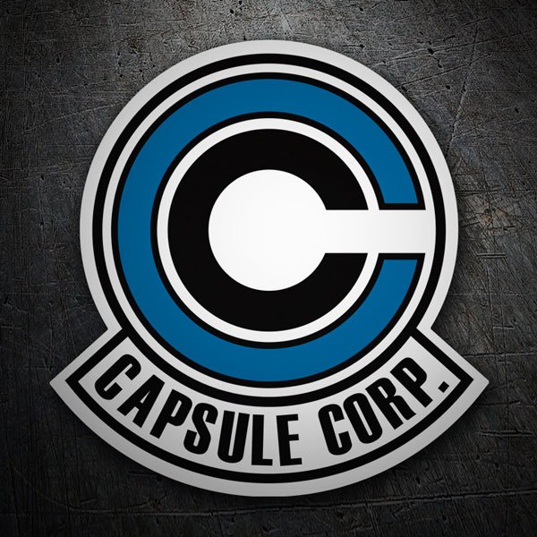 Car & Motorbike Stickers: Capsule Corp Logo