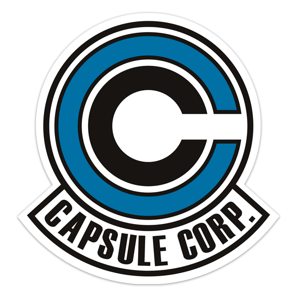 Car & Motorbike Stickers: Capsule Corp Logo