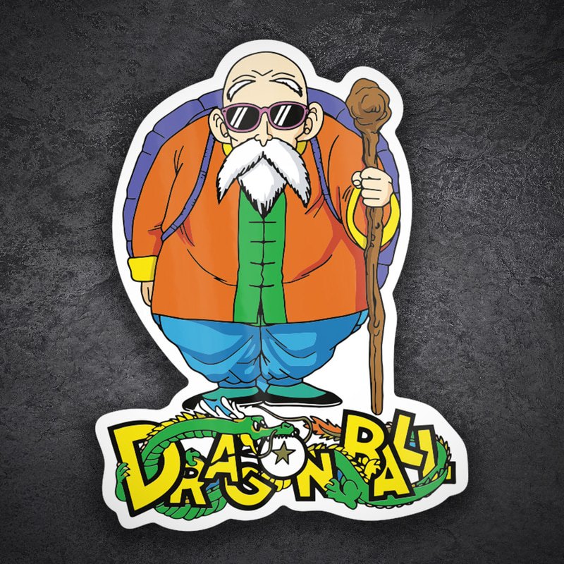 Car & Motorbike Stickers: Master Roshi