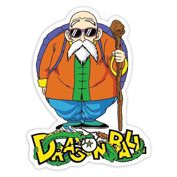 Car & Motorbike Stickers: Master Roshi