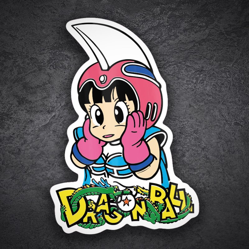 Car & Motorbike Stickers: Chi-Chi with Helmet