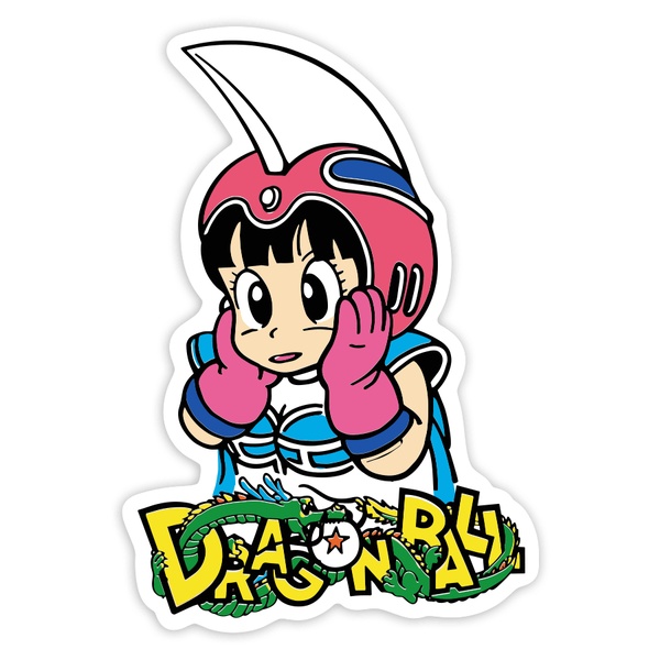 Car & Motorbike Stickers: Chi-Chi with Helmet