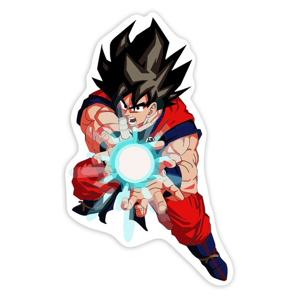 Car & Motorbike Stickers: Goku Kamehameha